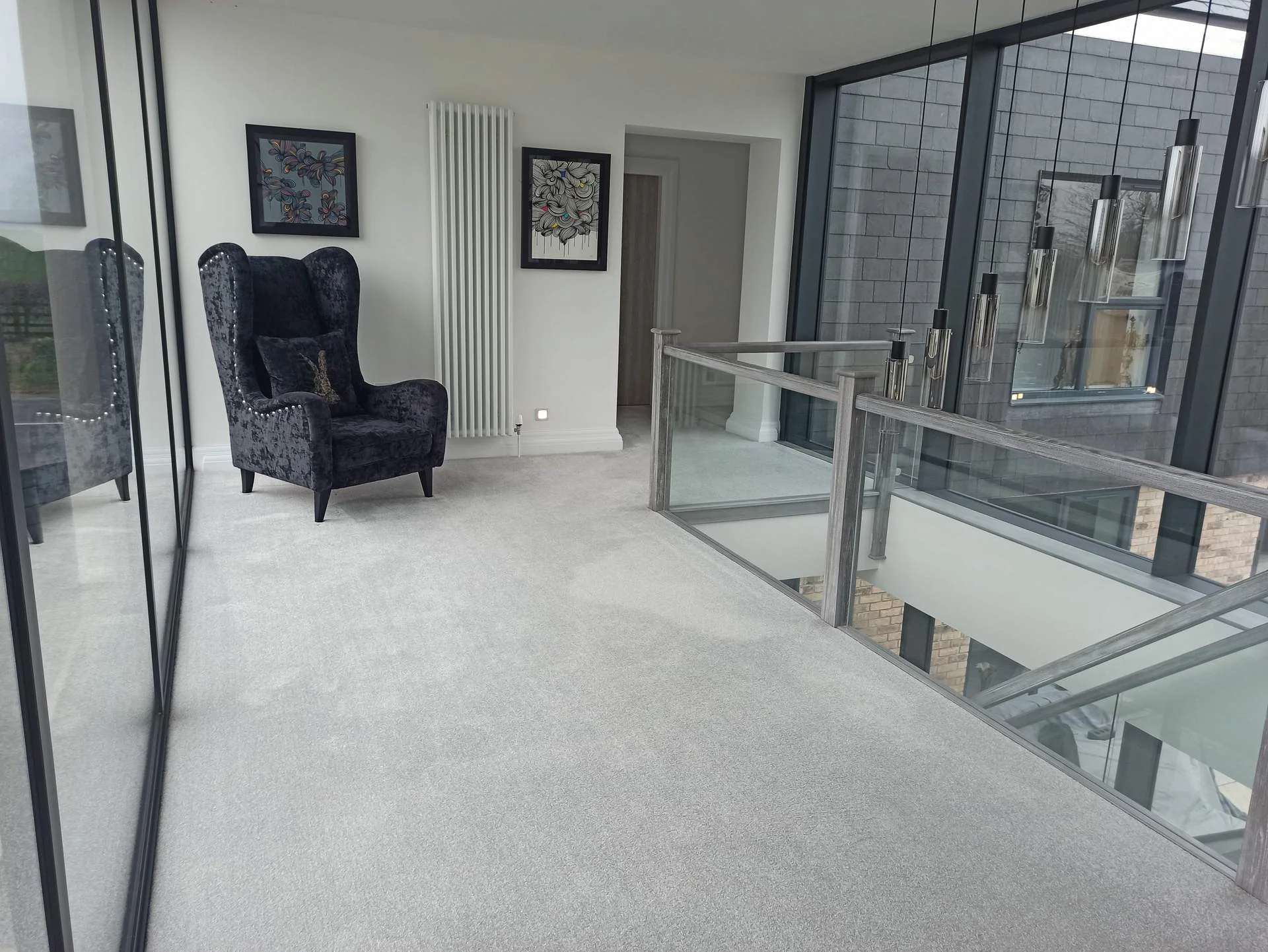 Immaculate carpet in a luxury interior after cleaning
